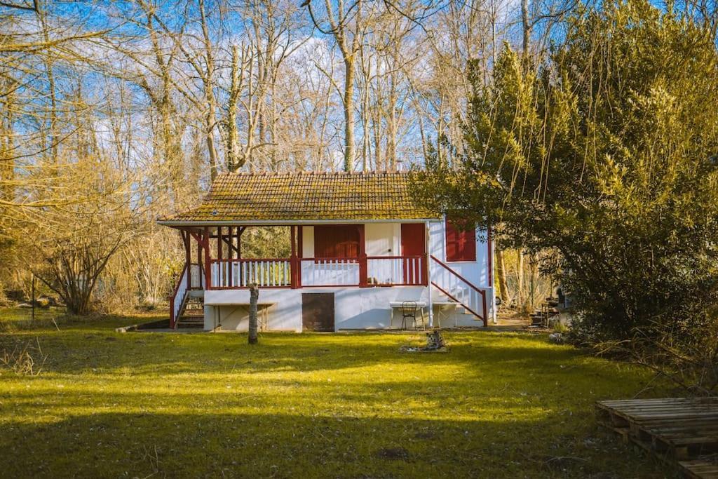Le Chalet Du Bout Du Monde, En Bord De Riviere ! Grez-sur-Loing Экстерьер фото