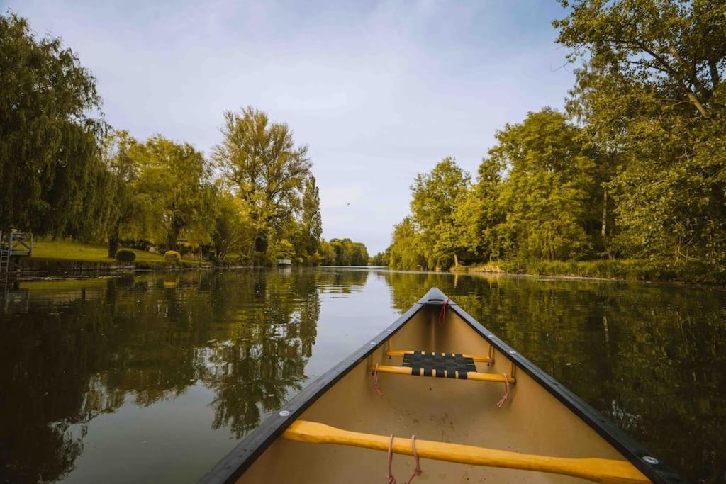 Le Chalet Du Bout Du Monde, En Bord De Riviere ! Grez-sur-Loing Экстерьер фото